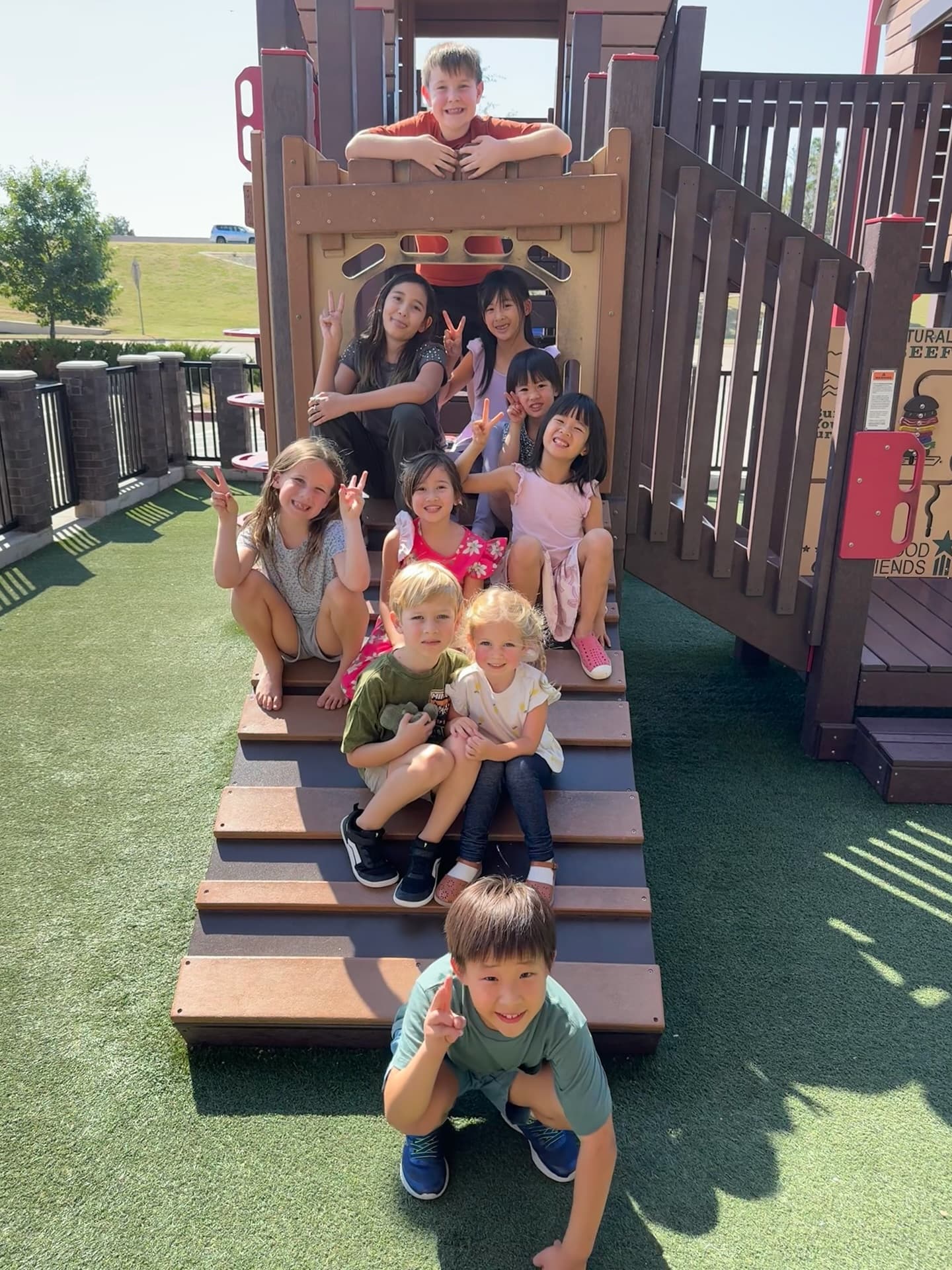 Kids playing together